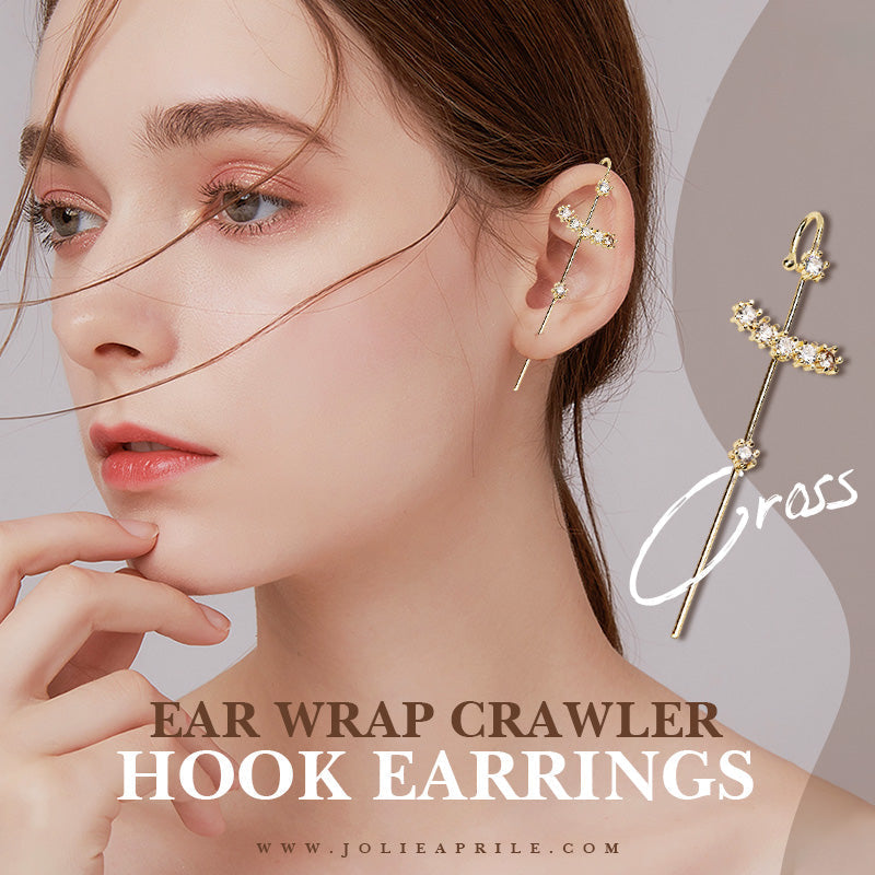 Ear Wrap Crawler Hook Earrings-1