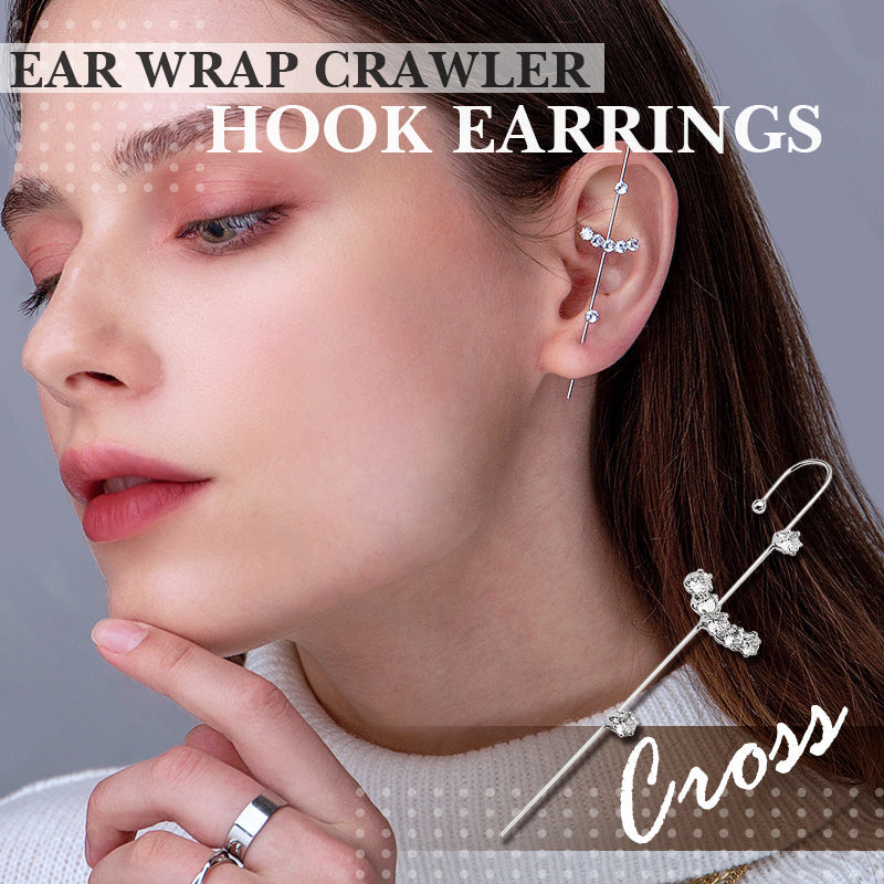 Elfangy✨ Ear Wrap Crawler Hook Earrings-12