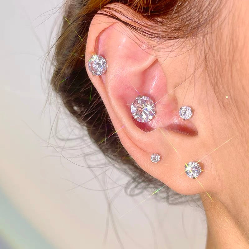 🔥Magnetic Diamond Stud  Ear Clip🔥