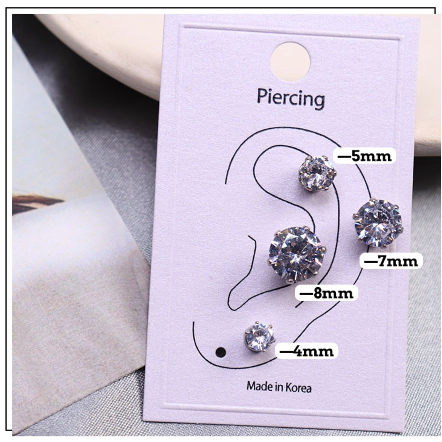 🔥Magnetic Diamond Stud  Ear Clip🔥-7