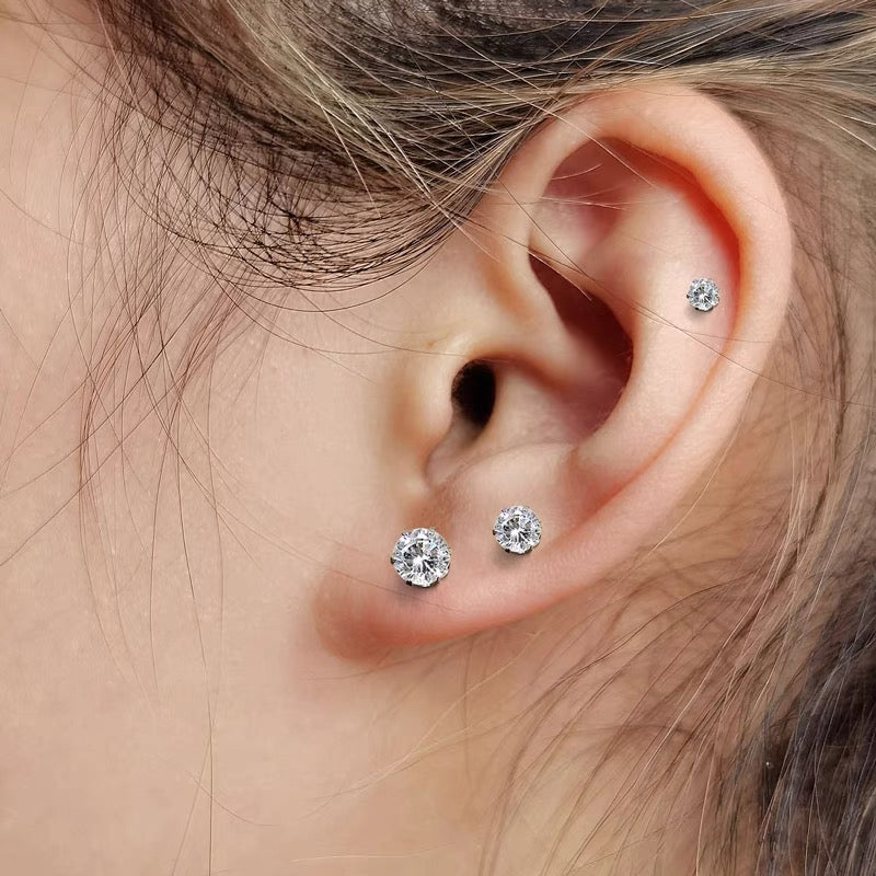 🔥Magnetic Diamond Stud  Ear Clip🔥-4