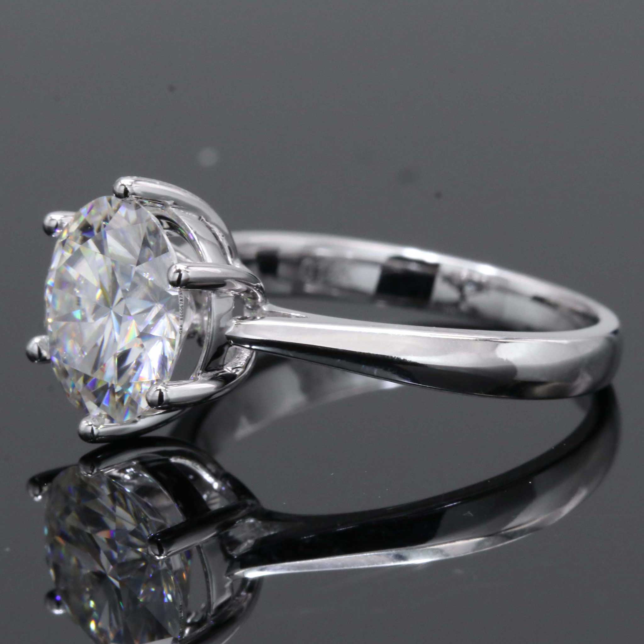 Classic Shining Moissanite Ring-1